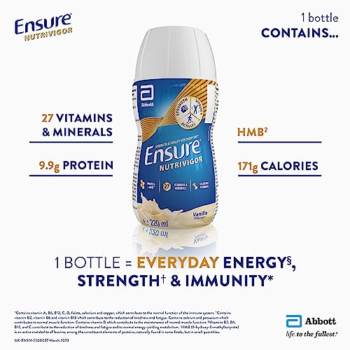 12-Pack Vanilla Flavour Nutritional Shake: Boost Energy, Fitness