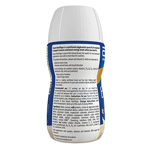 12-Pack Vanilla Flavour Nutritional Shake: Boost Energy, Fitness