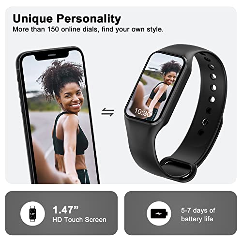 Blackview Smart Watch: Fitness Tracker for Men Women