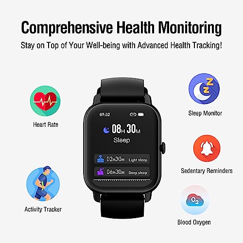 1. Advanced Smartwatch with Heart Rate & Sleep Monitoring