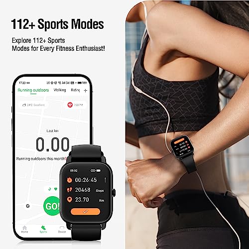 1. Advanced Smartwatch with Heart Rate & Sleep Monitoring
