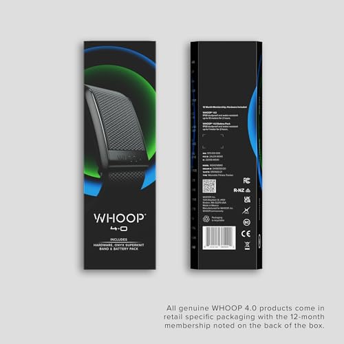 WHOOP 4.0 - 12-Month Subscription: Health & Fitness Tracker