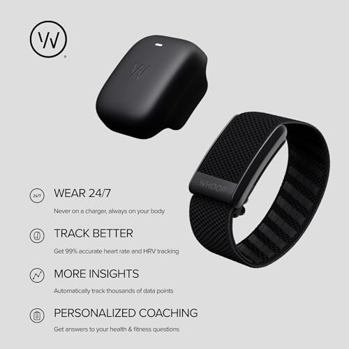 WHOOP 4.0 - 12-Month Subscription: Health & Fitness Tracker