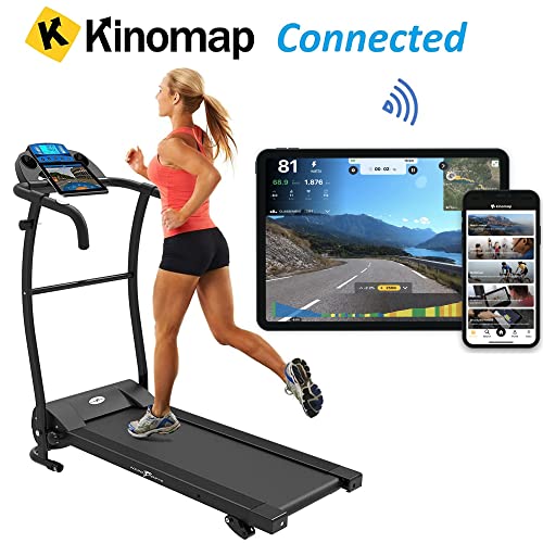 Nero Sports Foldable Electric Treadmill with Bluetooth - KINOMAP ZWIFT