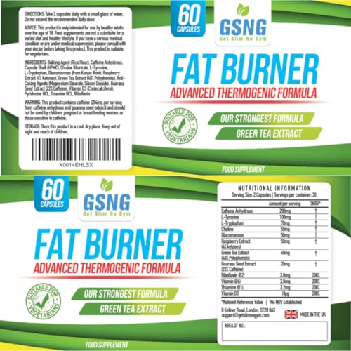 Green Tea Fat Burner - Slimming Diet Supplement