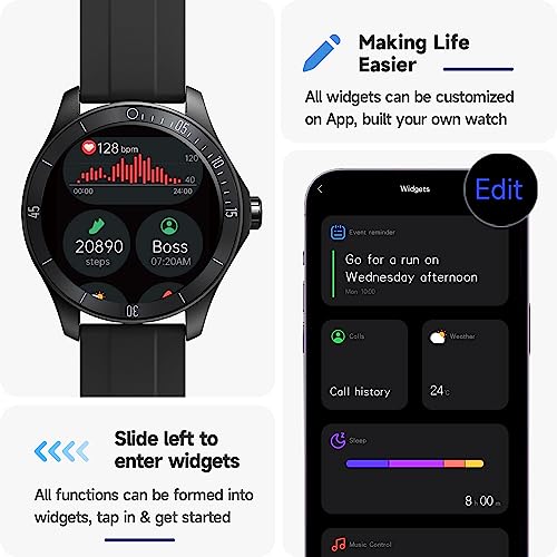 TOOBUR Smart Watch: Fitness Tracker with Alexa