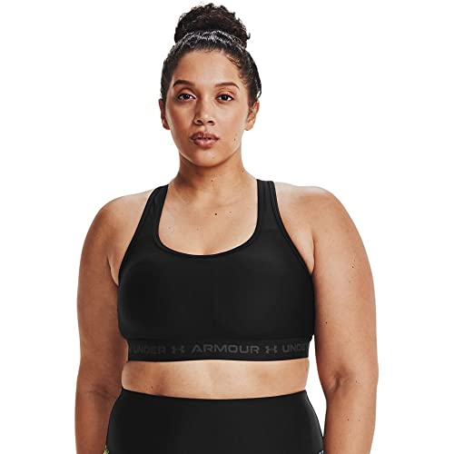 Women's UA Crossback Mid Bra: Comfortable Running Sports Bra
