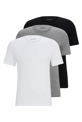 BOSS Men's 3P Classic Cotton Underwear T-Shirts