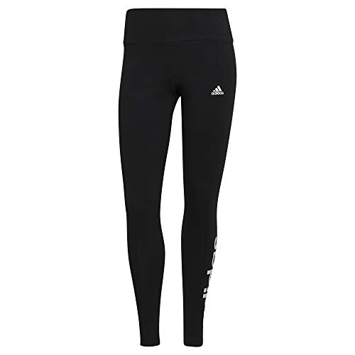 adidas Women's Black/White Essentials Tights, Size M