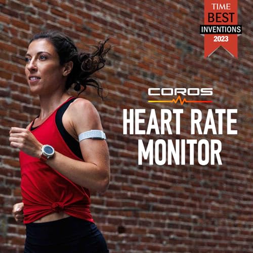 COROS Heart Rate Monitor: Comfortably Track Workout, Gray
