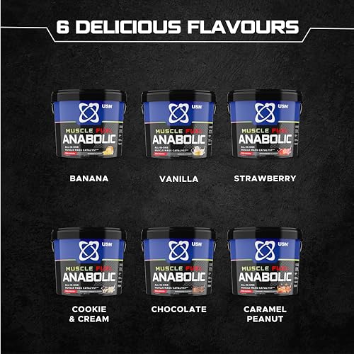 USN Muscle Fuel Anabolic Cookies and Cream Protein Powder: 4kg