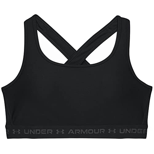 Women's UA Crossback Mid Bra: Comfortable Running Sports Bra