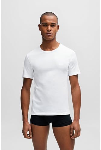 BOSS Men's 3P Classic Cotton Underwear T-Shirts