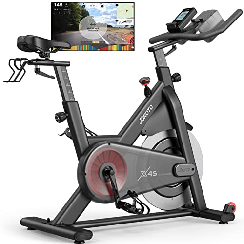 Bluetooth Exercise Bike with Magnetic Resistance - 330lb Capacity