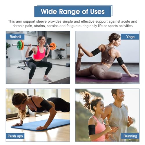 Arm Compression Sleeve for Bicep Tendonitis and Support