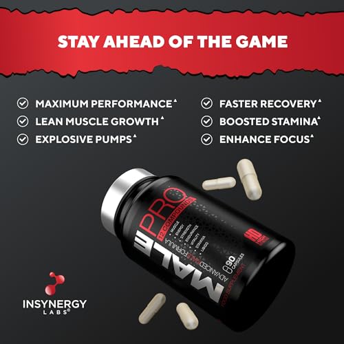 Powerful Testosterone Booster for Men | Muscle Growth Enhancer