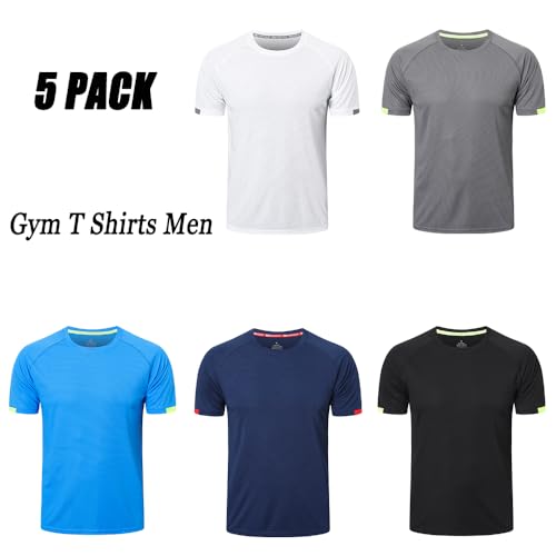 Men's Gym T-Shirts - Breathable & Moisture-Wicking
