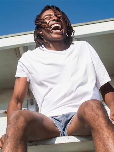 Men's 5-Pack Plain T-Shirts for Fitness and Weight Loss