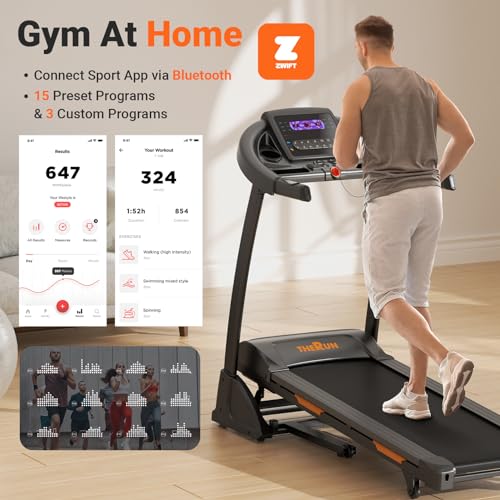 Foldable Treadmill: Powerful Motor, Incline, 300lbs Capacity