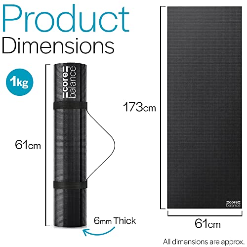 6mm Thick Non Slip Foam Yoga Mat