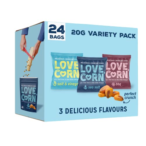 LOVE CORN Variety Pack - Healthy Gluten-Free Snacks