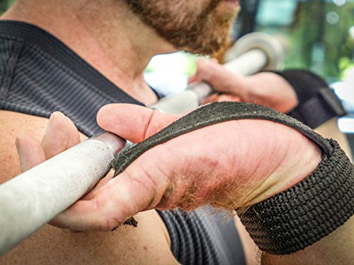 Leather Barbell Gymnastics Grips for Pull-up Training