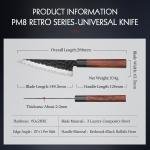 5.8 Inch Versatile Honesuki Knife, 10Cr15CoMoV Steel