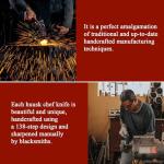 Huusk Hand Forged Honesuki Meat Cleaver Knife