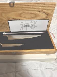 Kamikoto Senshi Honesuki Knife Set in Wood