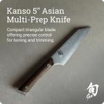 Kanso 5" Japanese Honesuki Knife for Multi-Prep
