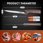 Huusk 5.5-Inch Honesuki Knife with Sheath