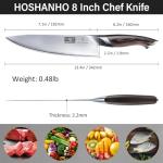 HOSHANHO 8" Japanese High Carbon Honesuki Knife