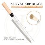 25.4 cm Honesuki Knife for Sushi and Sashimi