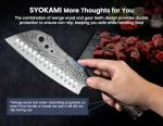 SYOKAMI 3-in-1 Honesuki Knife for Cooking