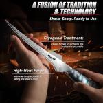 Huusk 7" Honesuki Knife - Ultra Sharp & Flexible