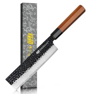 Japanese Nakiri Knife - 7-Inch 9Cr18MoV Blade