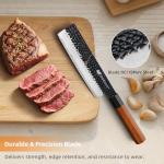 Japanese Nakiri Knife - 7-Inch 9Cr18MoV Blade