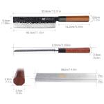 Japanese Nakiri Knife - 7-Inch 9Cr18MoV Blade