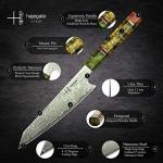 Damascus Honesuki Knife with Unique Handle 6 Inch