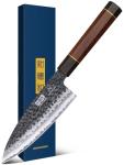 HOSHANHO 6-Inch Japanese Deba Knife with Rosewood Handle