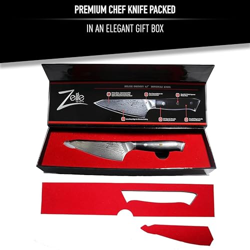Zelite Alpha-Royal Honesuki Knife: 4.5 Inch, Japanese Damascus