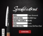 Concord Genbu 5" Honesuki Knife with Sheath