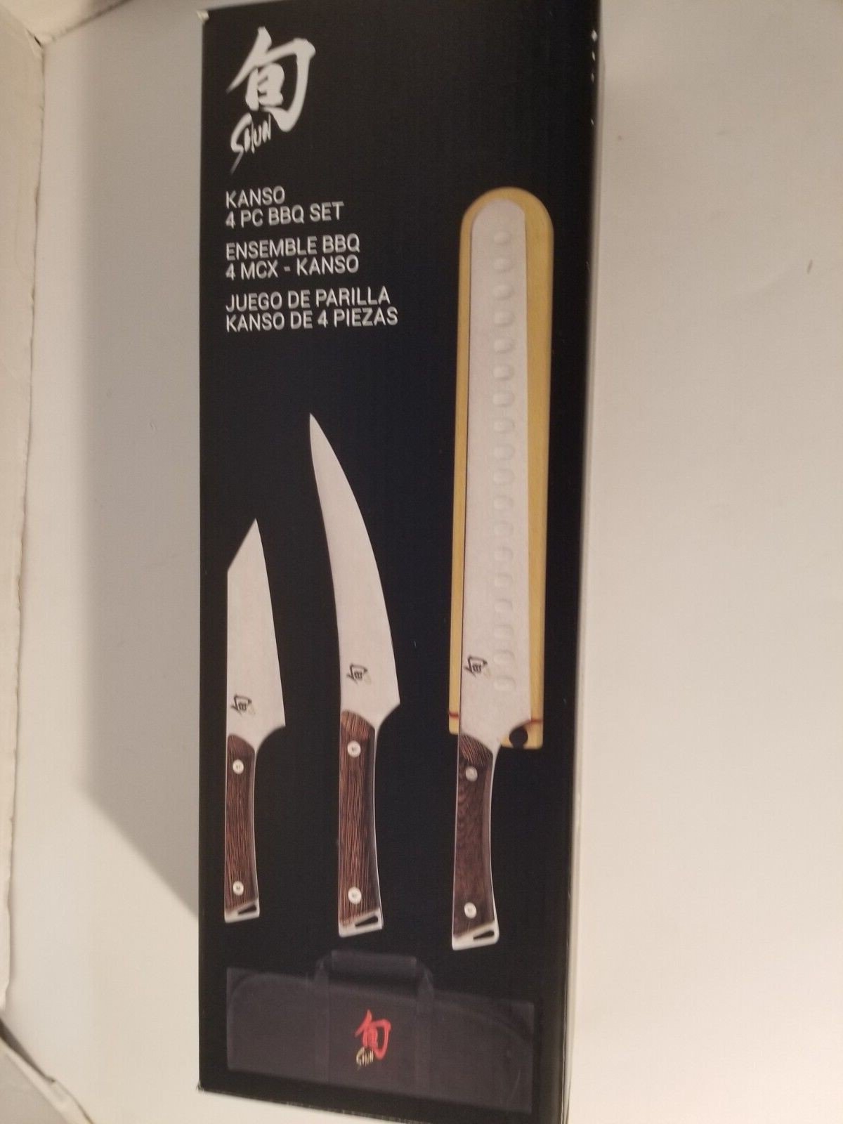 Shun Kanso 4-Piece BBQ Honesuki Knife Set