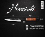 Genbu Traditional Japanese Honesuki Knife