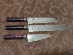 Shun Hiro Damascus SG2 Honesuki Knife Set