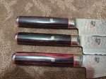 Shun Hiro Damascus SG2 Honesuki Knife Set