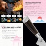 RyoriNinja 8.5" Honesuki Knife with Gift Box