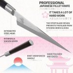 RyoriNinja 8.5" Honesuki Knife with Gift Box