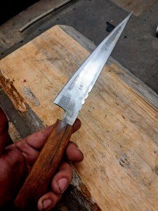 Japanese Honesuki Boning Knife for Precision Cutting