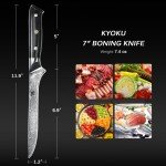 Kyoku 7" Honesuki Knife - VG10 Steel